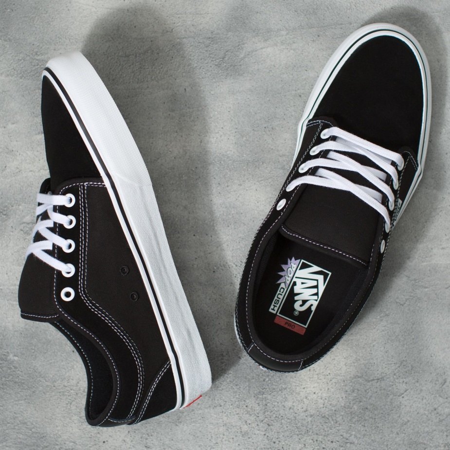 Vans Skate Chukka χαμηλό μαύρο-άσπρο