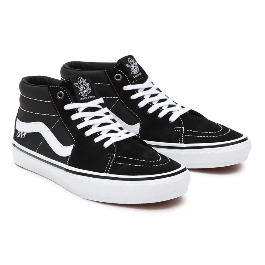 Vans Skate Grosso μεσαία παπούτσια μαύρα