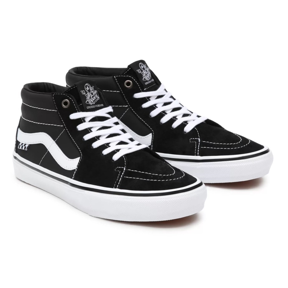 Vans Skate Grosso μεσαία παπούτσια μαύρα