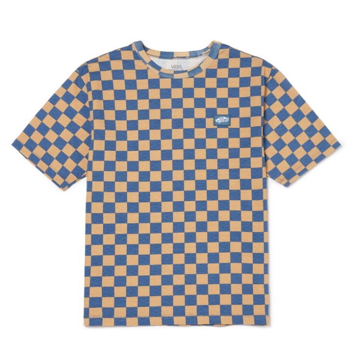 Vans Skate Otw Check T-shirt Moonlight