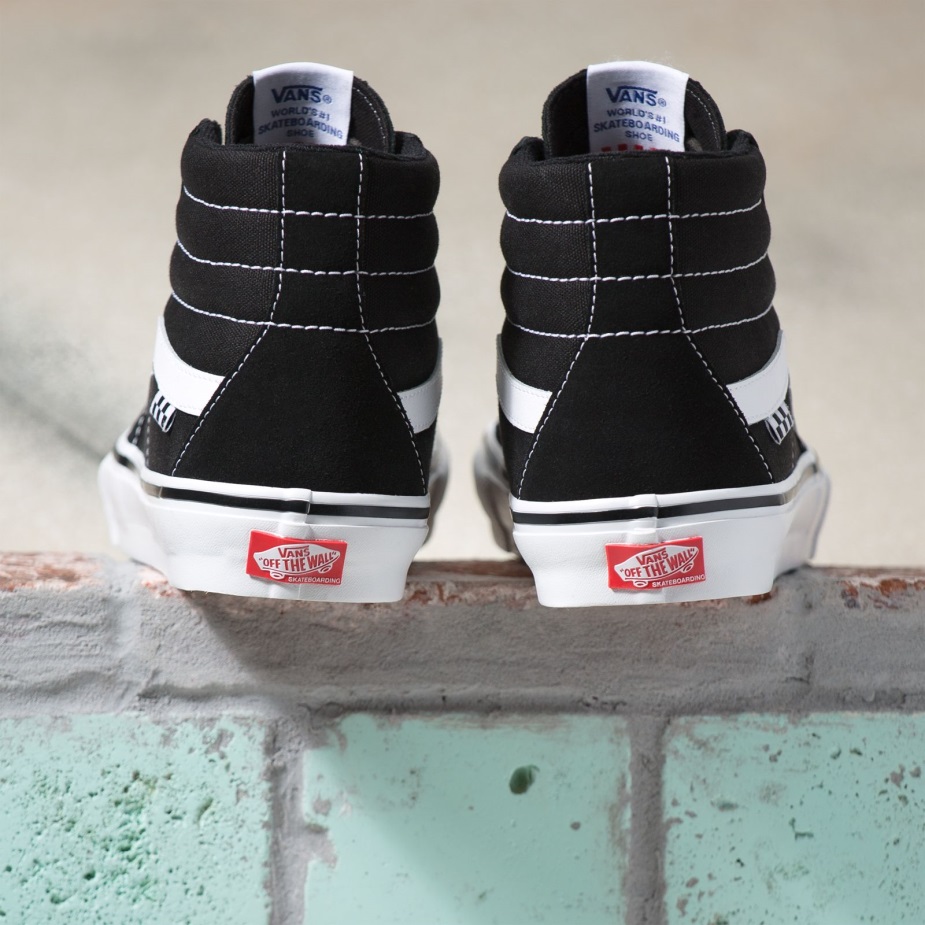 Vans Skate Sk8-hi μαύρο-άσπρο