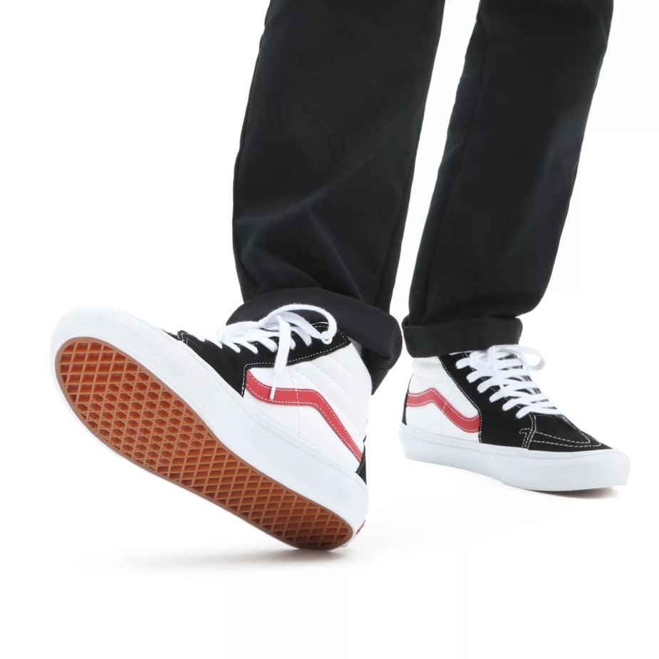 Vans Skate Sk8-hi παπούτσια μαύρο-άσπρο