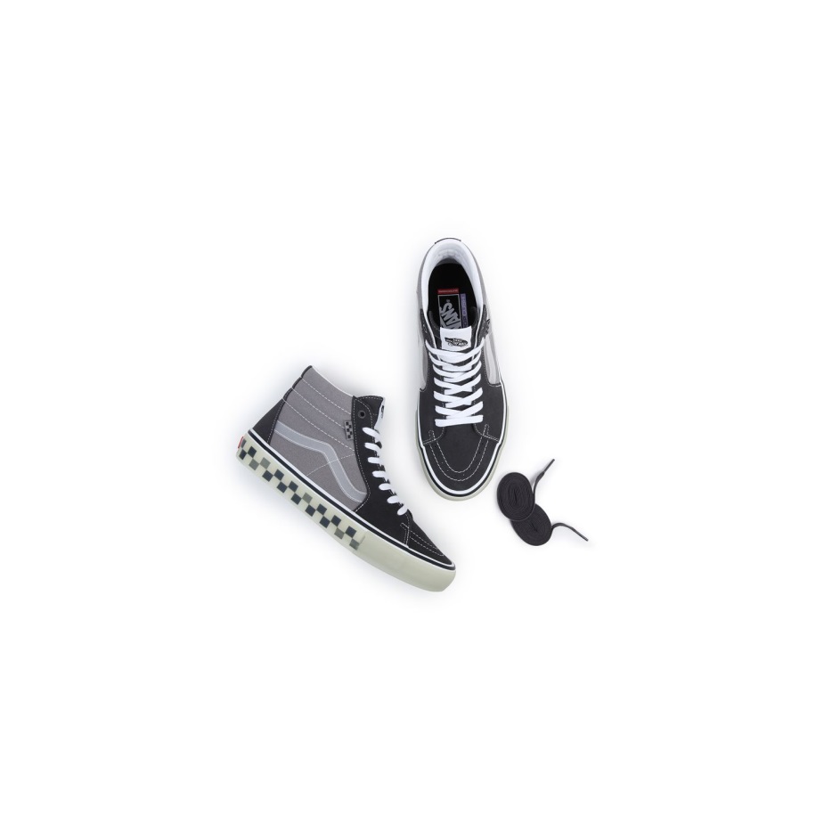 Vans Skate Sk8-hi παπούτσια μαύρο-γκρι
