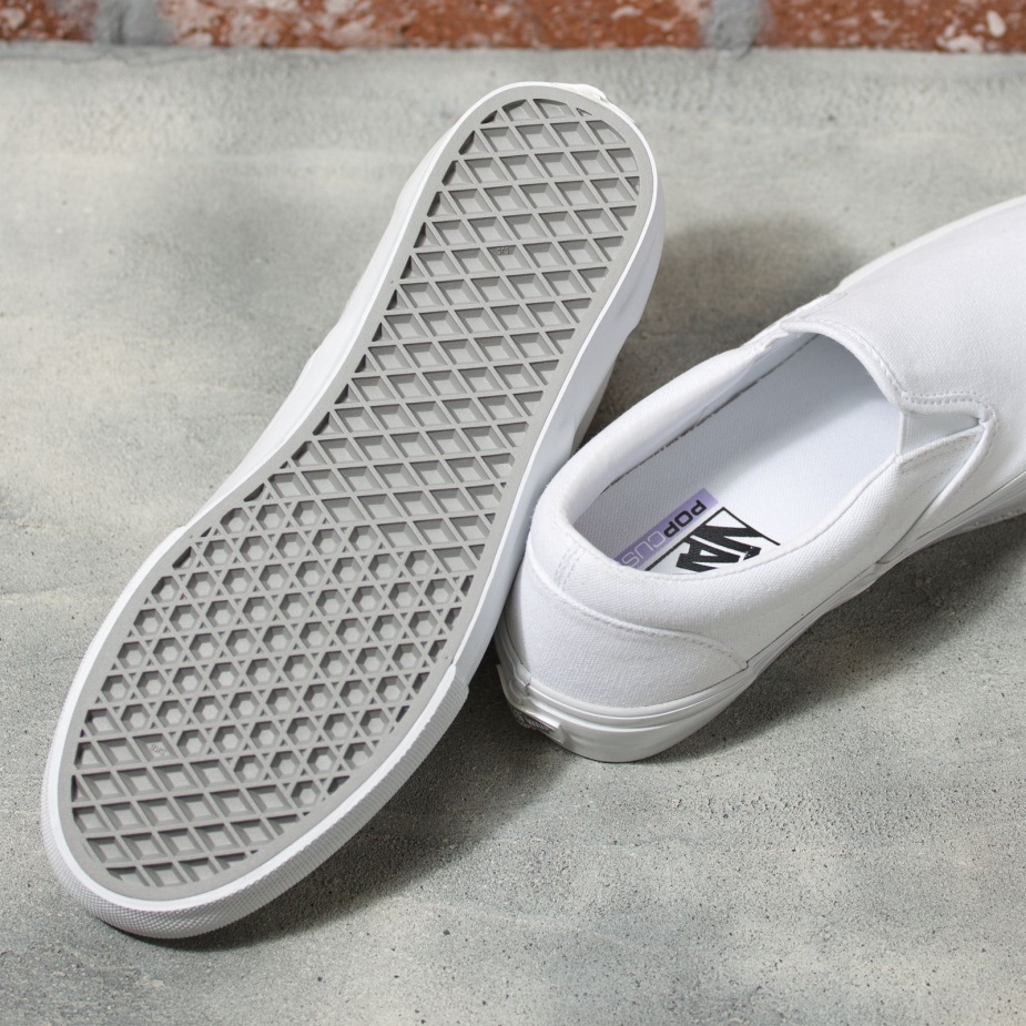 Vans Skate Slip-on αληθινό λευκό