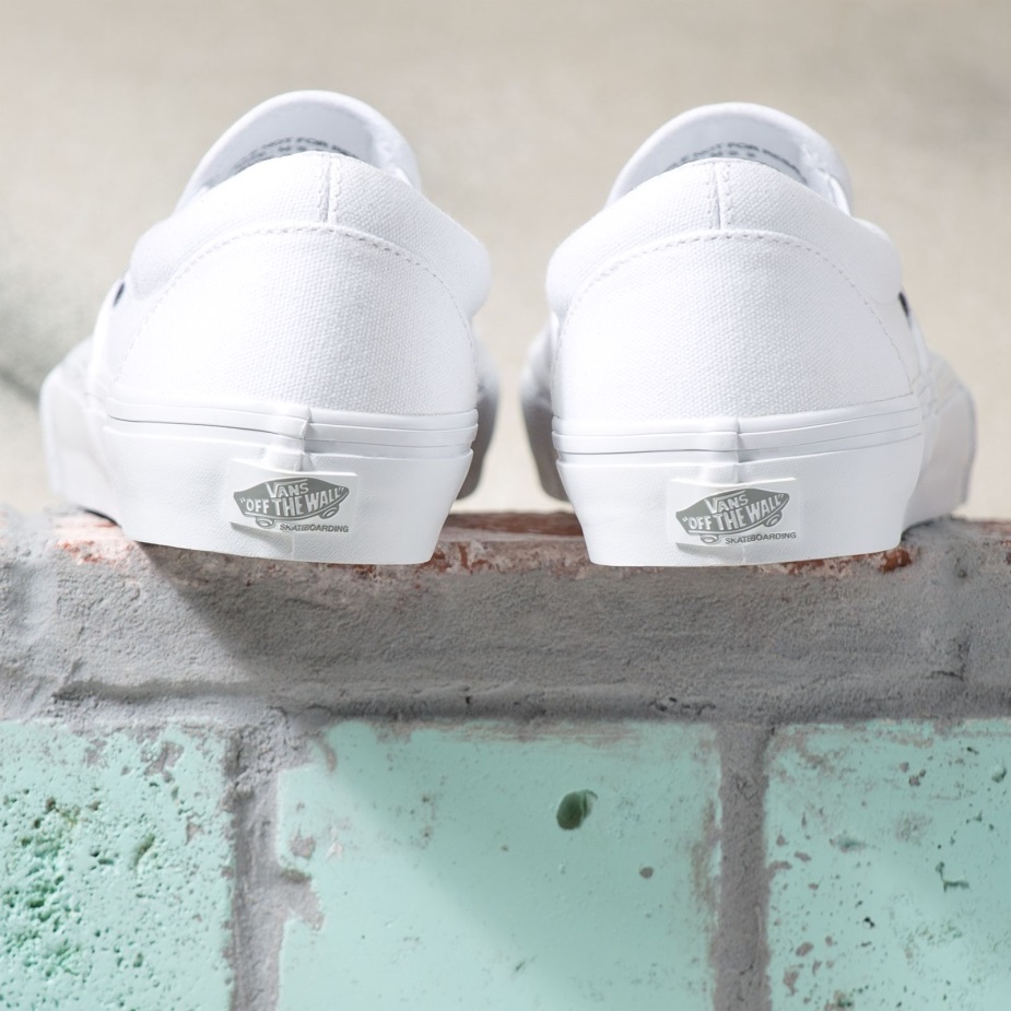Vans Skate Slip-on αληθινό λευκό