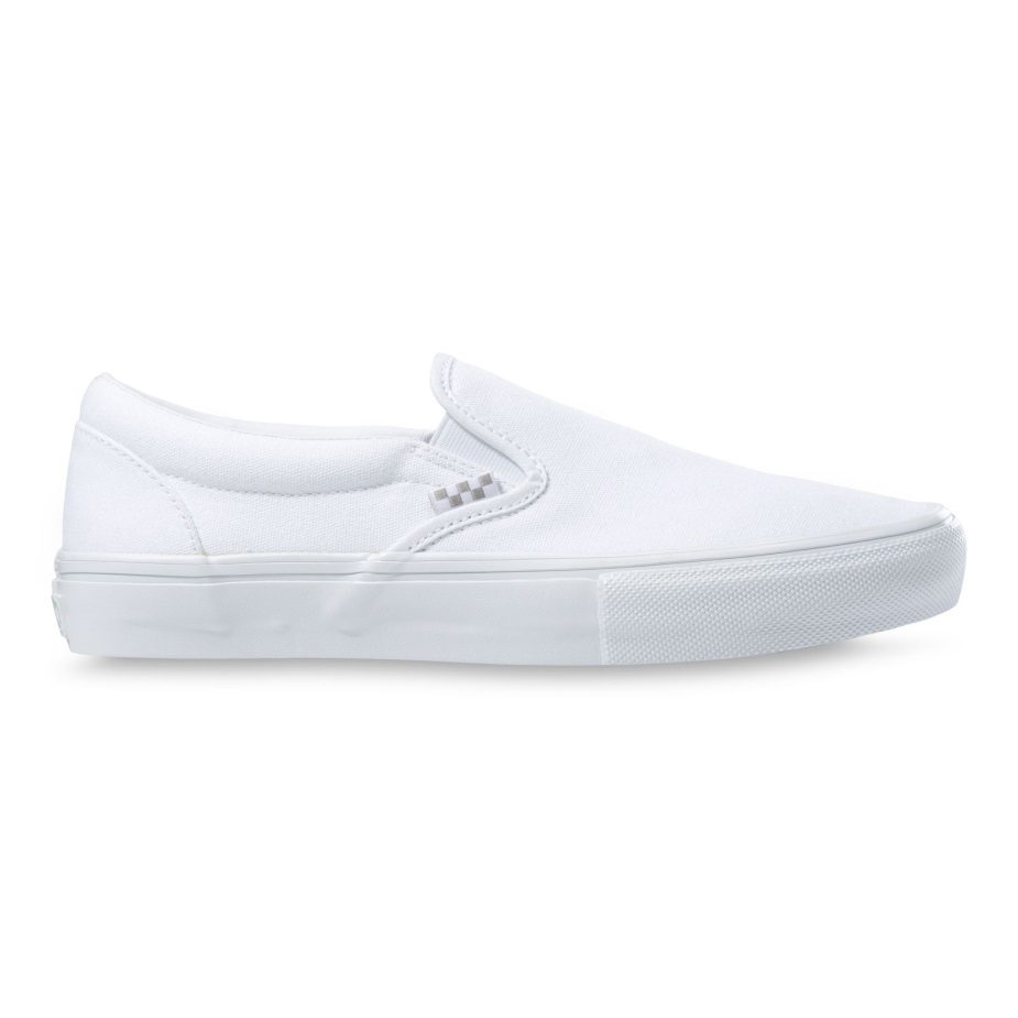 Vans Skate Slip-on αληθινό λευκό