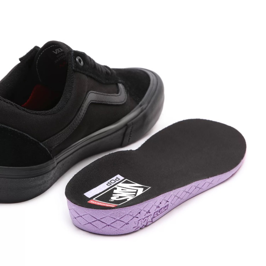 Vans Skate μαύρα παλιά παπούτσια Skool