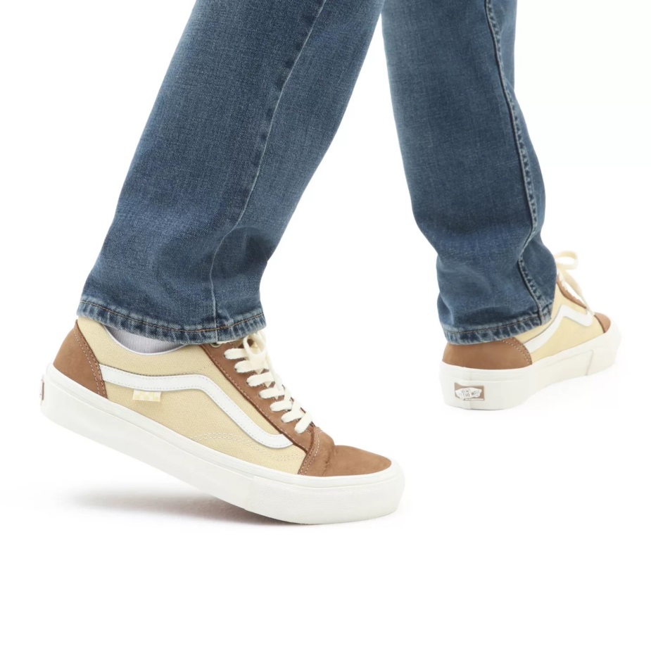 Vans Skate παλιά παπούτσια Skool καφέ