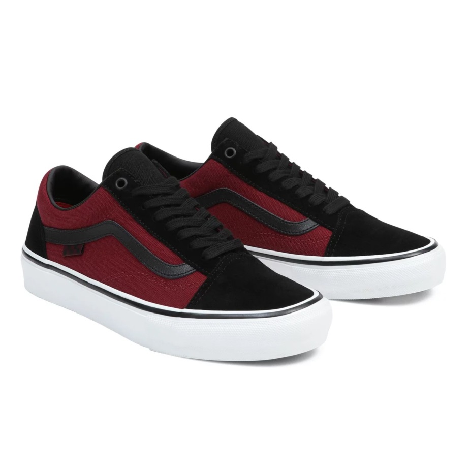 Vans Skate παλιά παπούτσια Skool μαύρο-κόκκινο