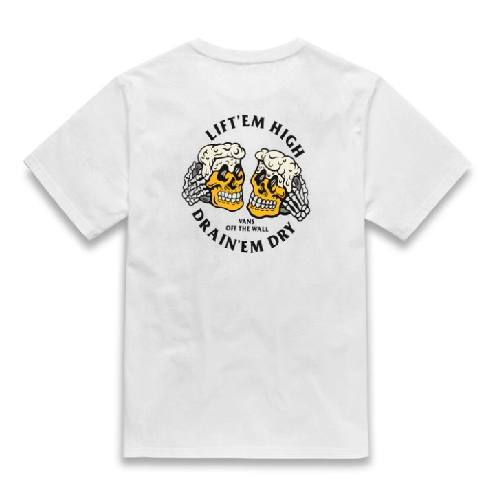 Vans Skull T-shirt λευκό