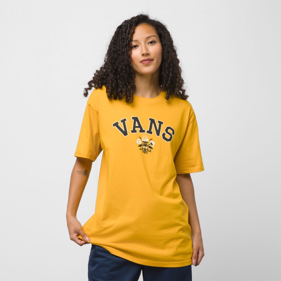 Vans Slack  Field κλασικό μπλουζάκι Pe χρυσοκίτρινο