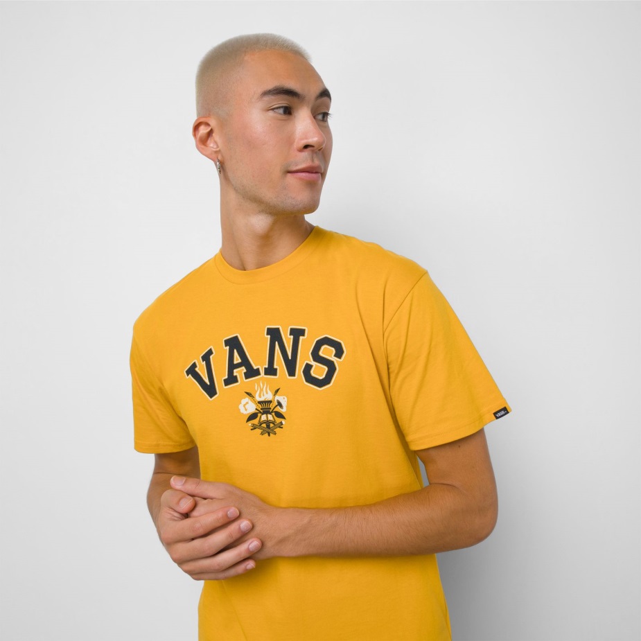 Vans Slack  Field κλασικό μπλουζάκι Pe χρυσοκίτρινο