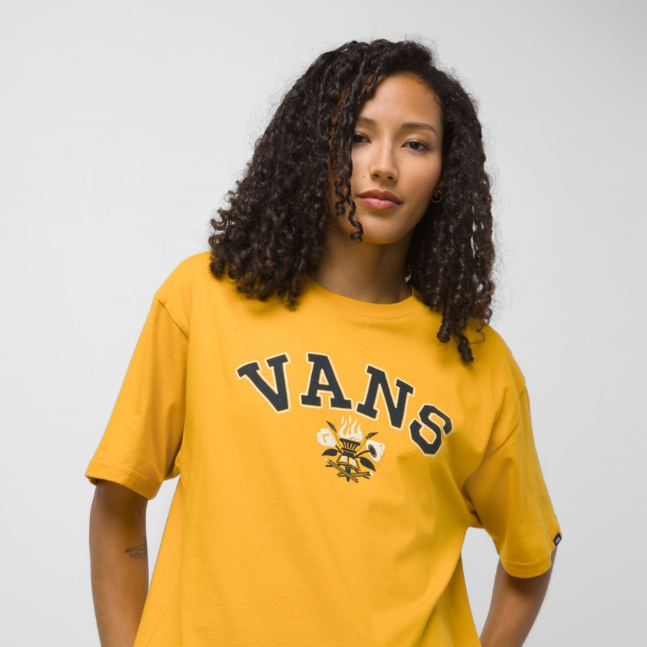 Vans Slack  Field κλασικό μπλουζάκι Pe χρυσοκίτρινο