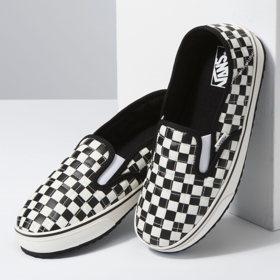 Vans Slip-er σκακιέρα 2 μαύρο-κλασικό λευκό