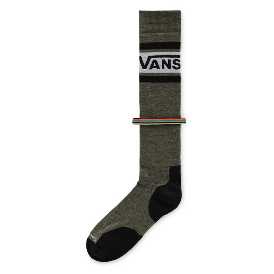 Vans Smartwool στοχευμένες κάλτσες χιονιού (1 ζευγάρι) πράσινες