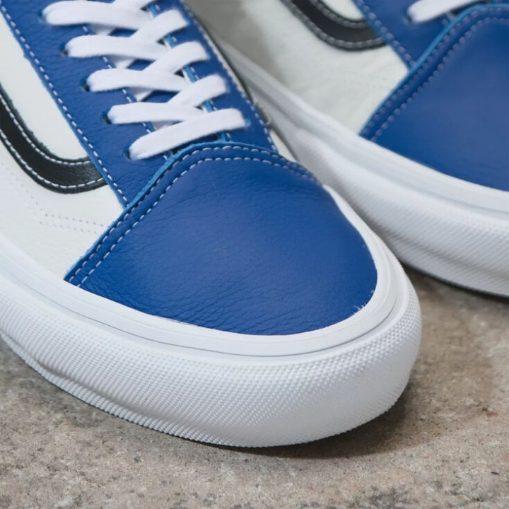 Vans Sport δερμάτινο πατίνι παλιό Skool αληθινό μπλε-λευκό