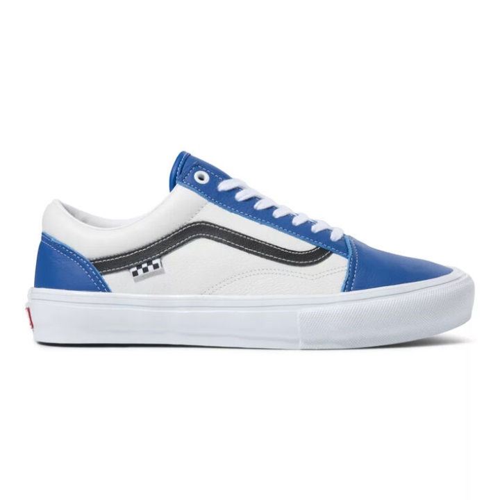 Vans Sport δερμάτινο πατίνι παλιό Skool αληθινό μπλε-λευκό