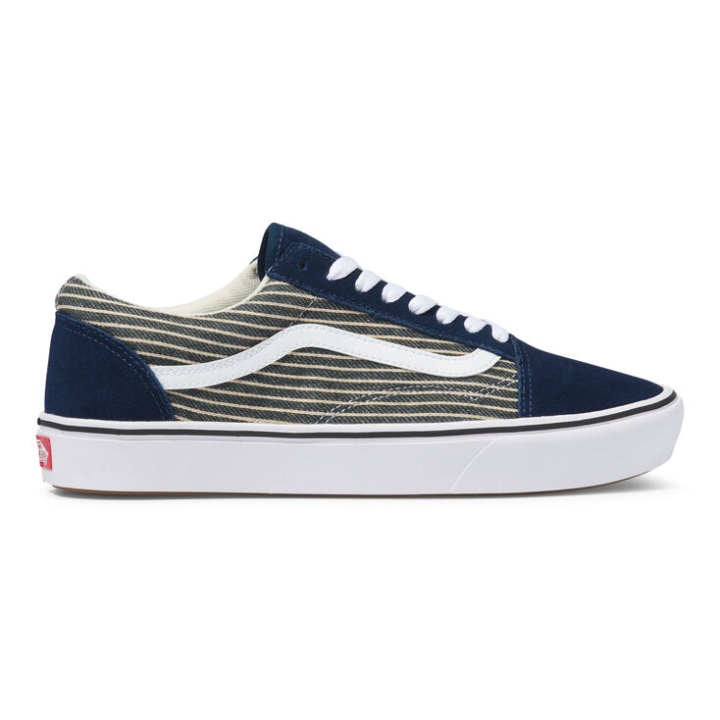 Vans Stripe Comfycush παλιό Skool φόρεμα Blues-true White