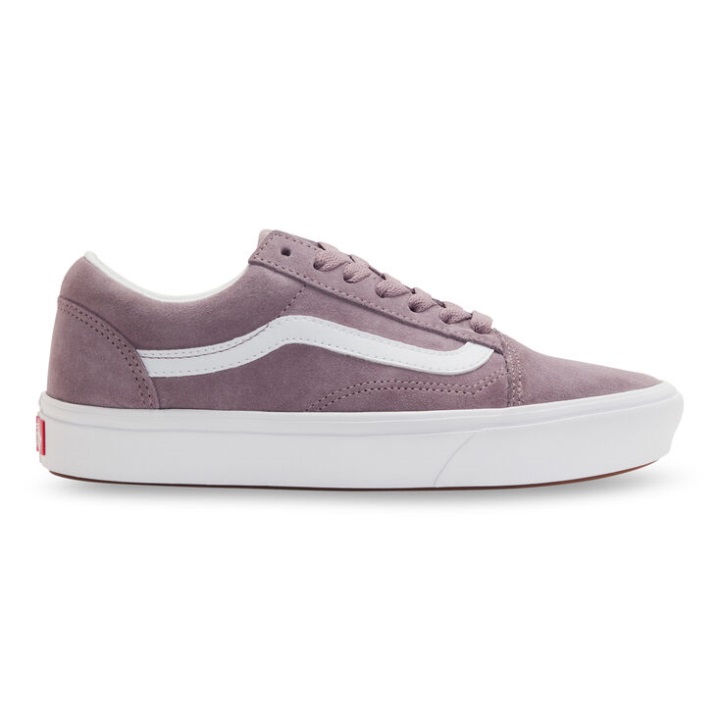 Vans Suede Comfycush παλιό Skool μωβ περιστέρι-αληθινό λευκό