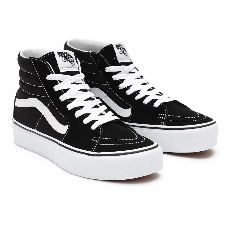 Vans Suede Sk8-hi Platform 20 παπούτσια μαύρα