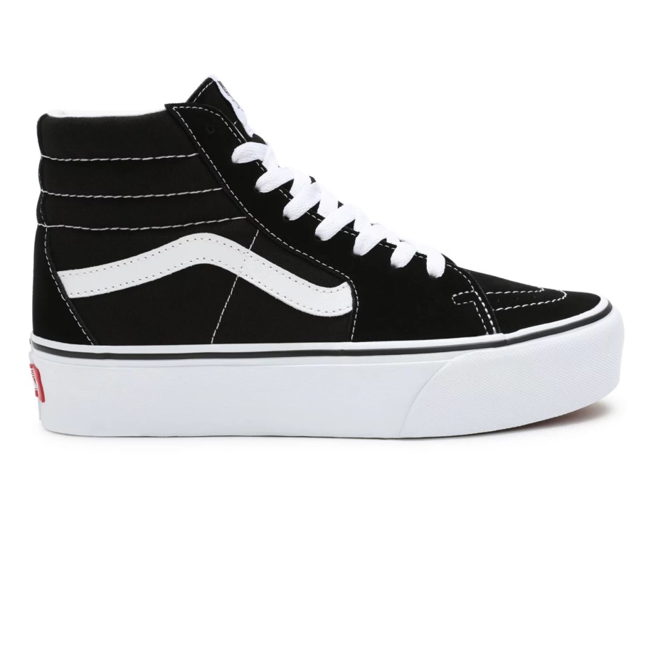 Vans Suede Sk8-hi Platform 20 παπούτσια μαύρα