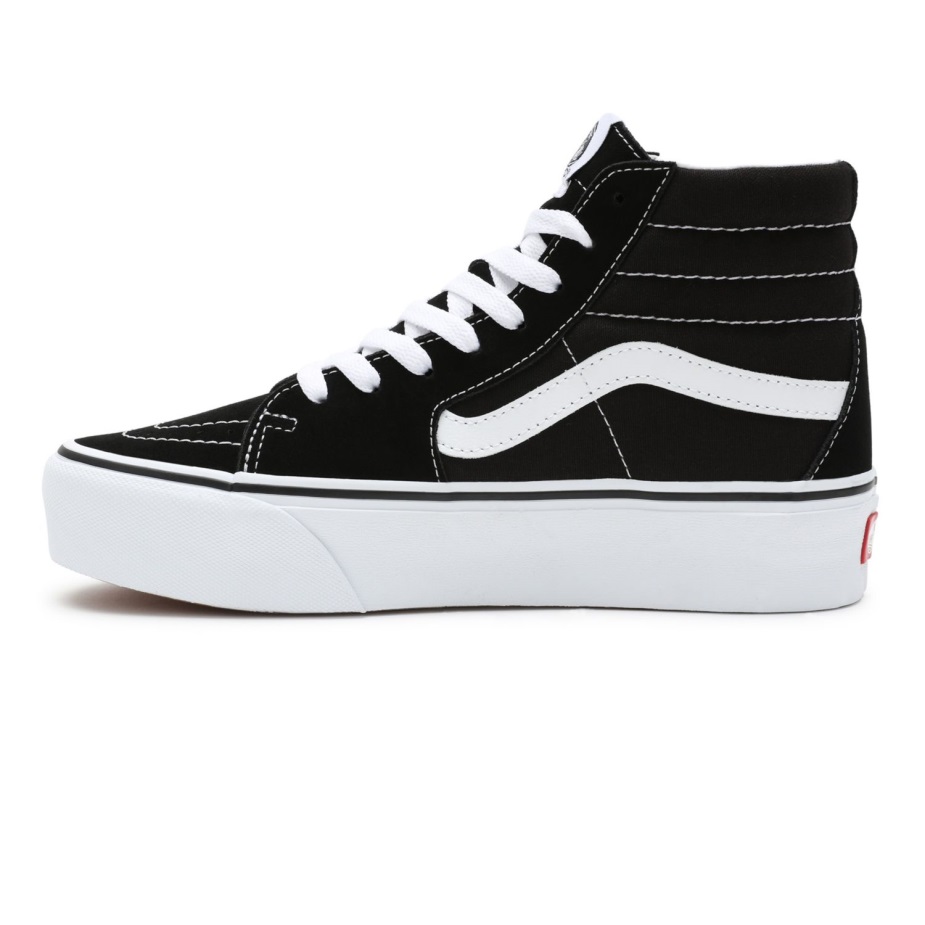 Vans Suede Sk8-hi Platform 20 παπούτσια μαύρα