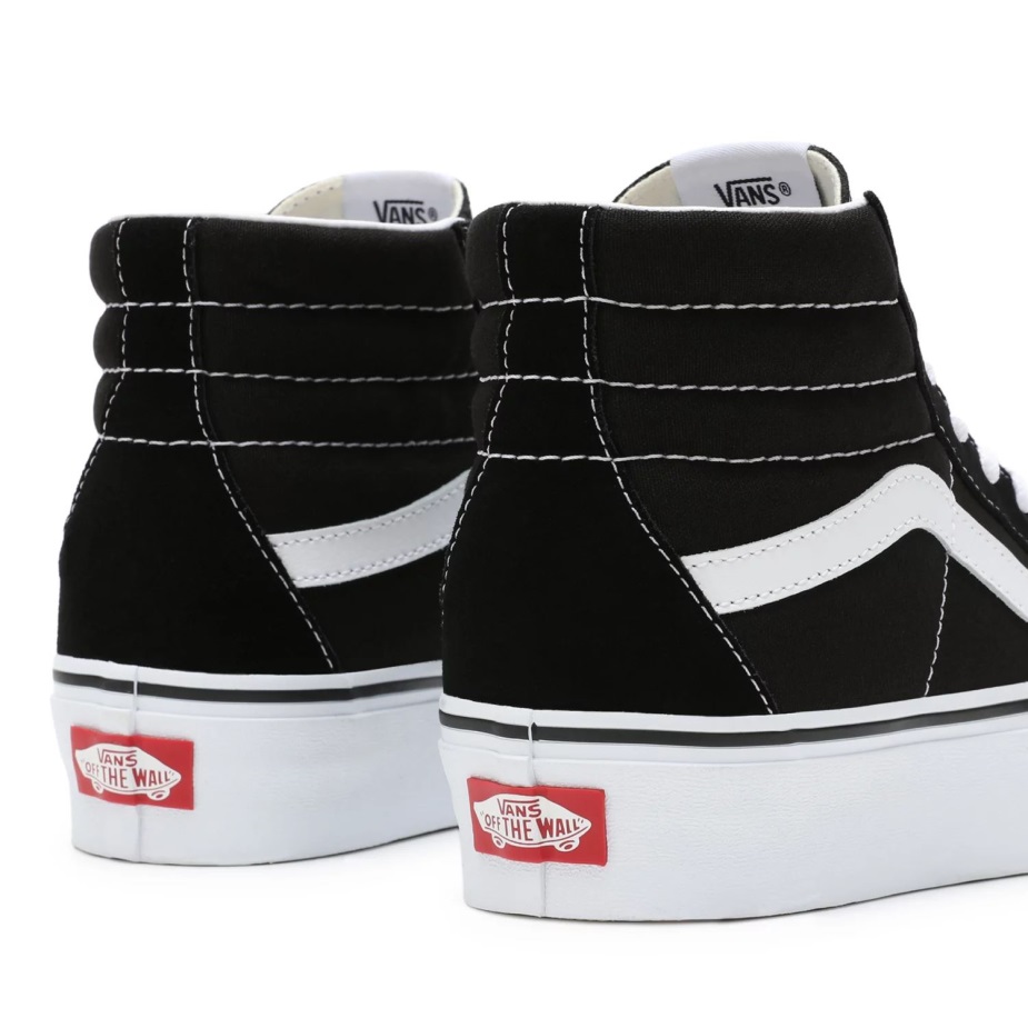 Vans Suede Sk8-hi Platform 20 παπούτσια μαύρα