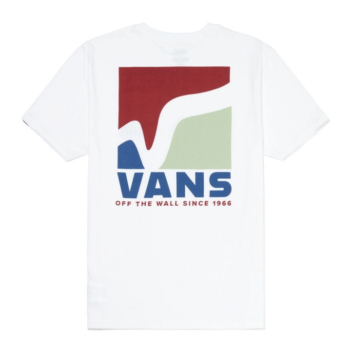 Vans Swoop V T-shirt λευκό