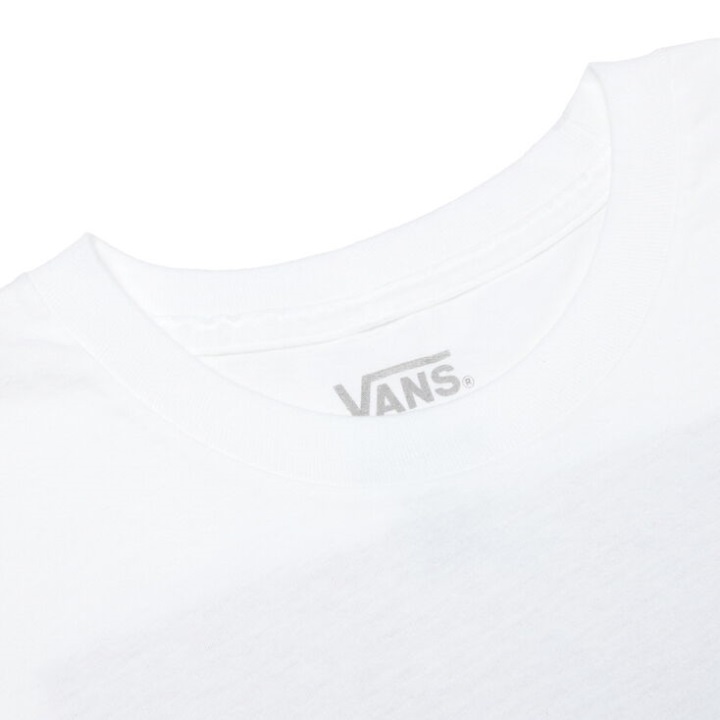 Vans Swoop V T-shirt λευκό