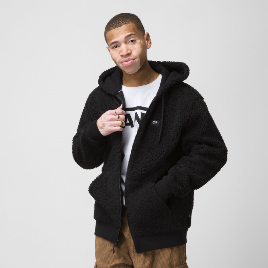 Vans Tailwater Full Zip Hoodie μαύρο