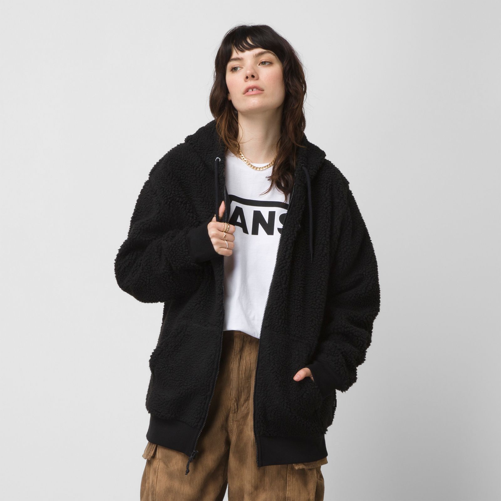 Vans Tailwater Full Zip Hoodie μαύρο