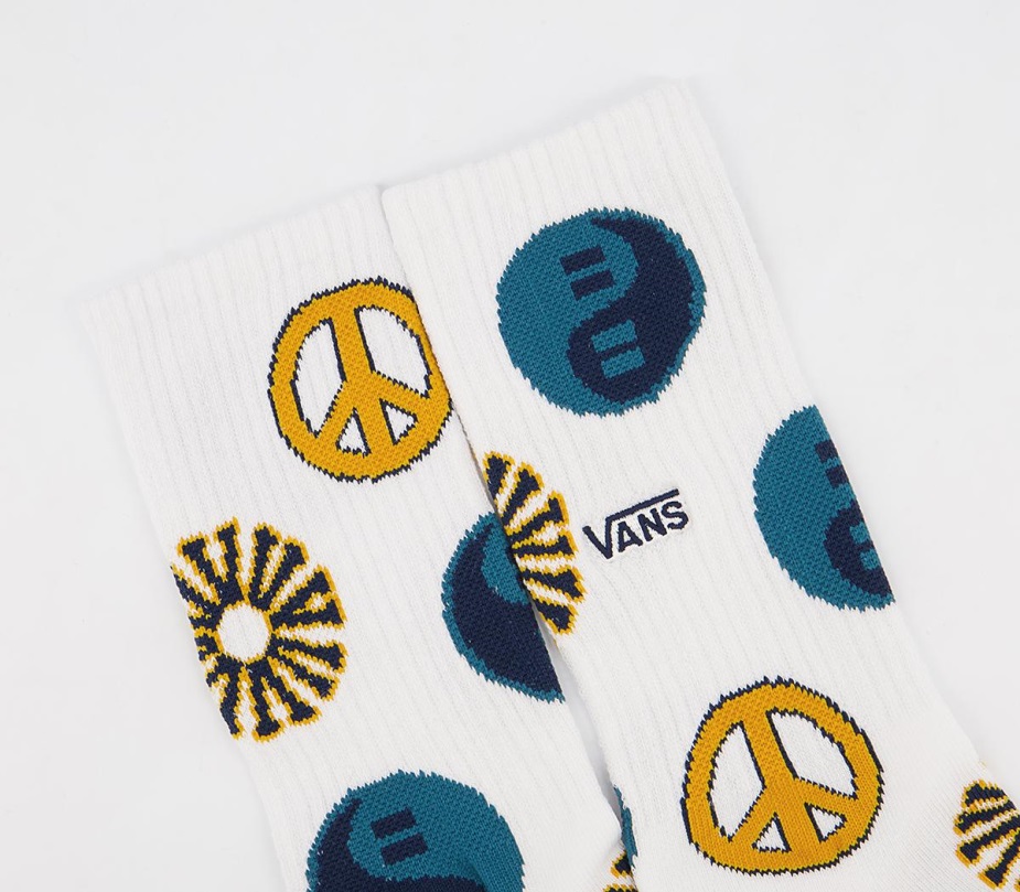 Vans Take A Stand Crew κάλτσα 1 πακέτο λευκή