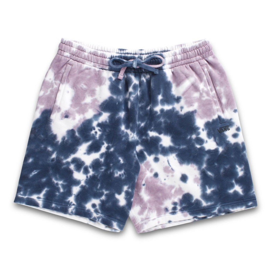 Vans Tie Dye Loose Fleece 19\ κοντό μπλουζ φόρεμα Elderberry