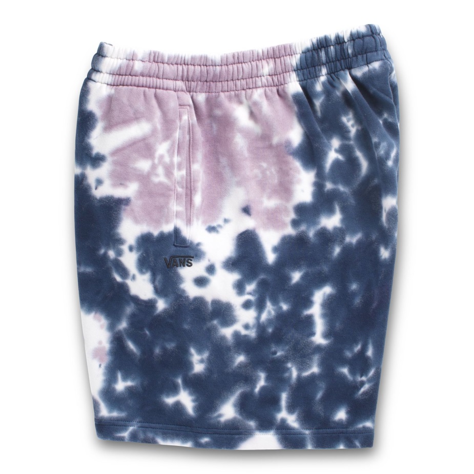 Vans Tie Dye Loose Fleece 19\ κοντό μπλουζ φόρεμα Elderberry