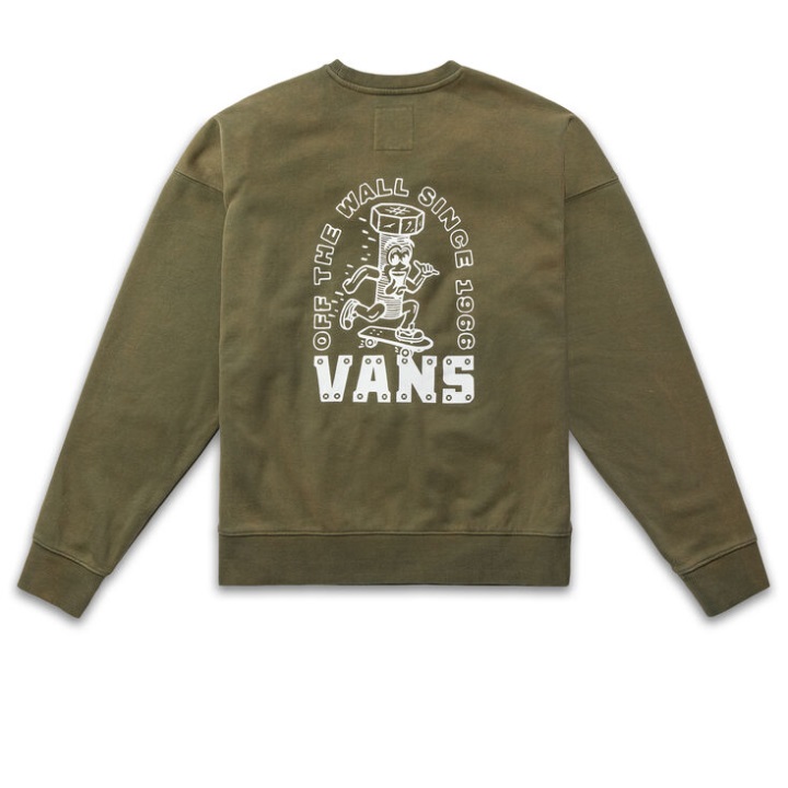 Vans Tiedye Cut Gx Pullover Crew πλύσιμο σταφυλόφυλλων