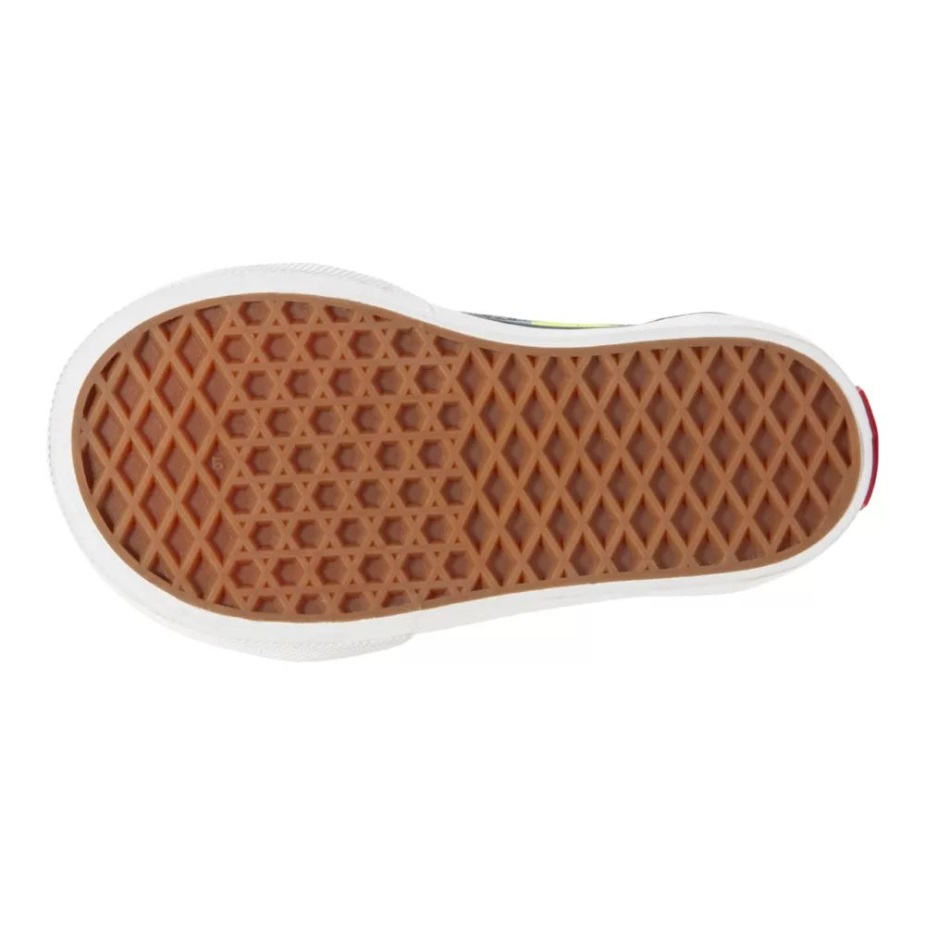 Vans Toddler\ Old Skool V Skate Shoes Black-safety κίτρινο