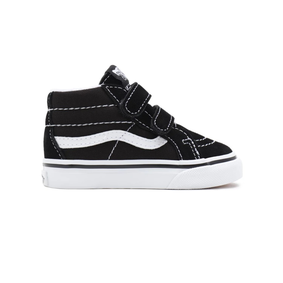 Vans Toddler Sk8-μεσαία επανέκδοση V παπούτσια (1-4 ετών) μαύρα