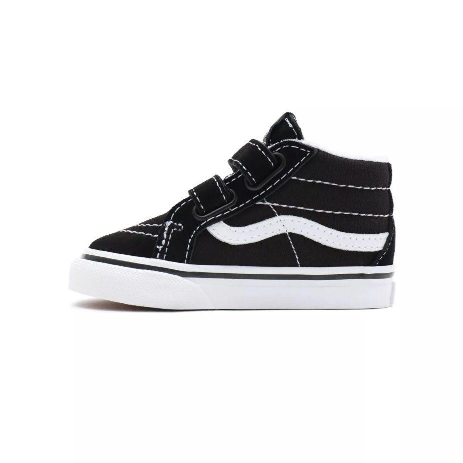 Vans Toddler Sk8-μεσαία επανέκδοση V παπούτσια (1-4 ετών) μαύρα