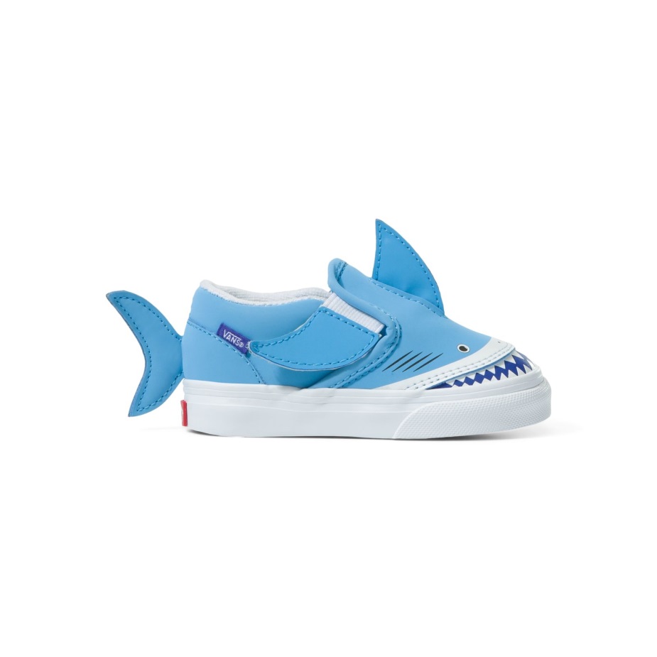 Vans Toddler Slip-on V Shark Blue-true White