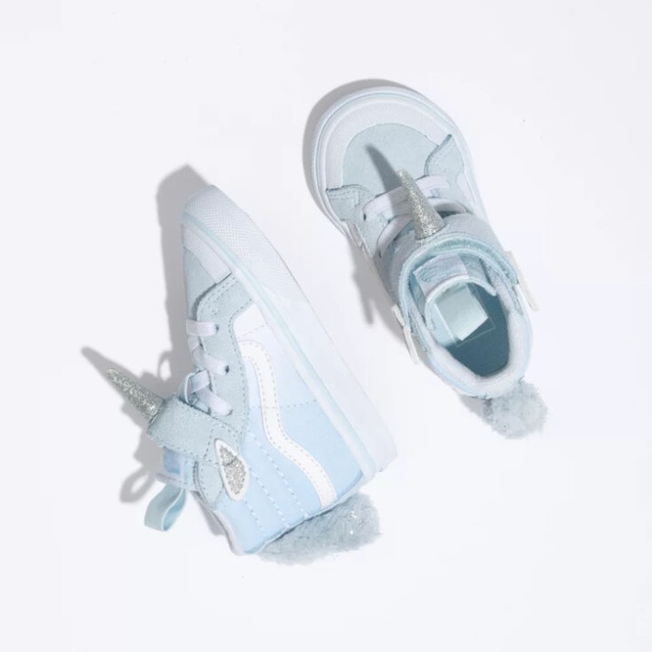 Vans Toddler Unicorn Sk8-hi Reissue 138 V Delicate Blue-silver