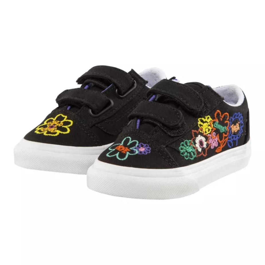 Vans Toddler\ καλλιεργούν φροντίδα παλιά Skool V Skate παπούτσια κήπου-αληθινό λευκό