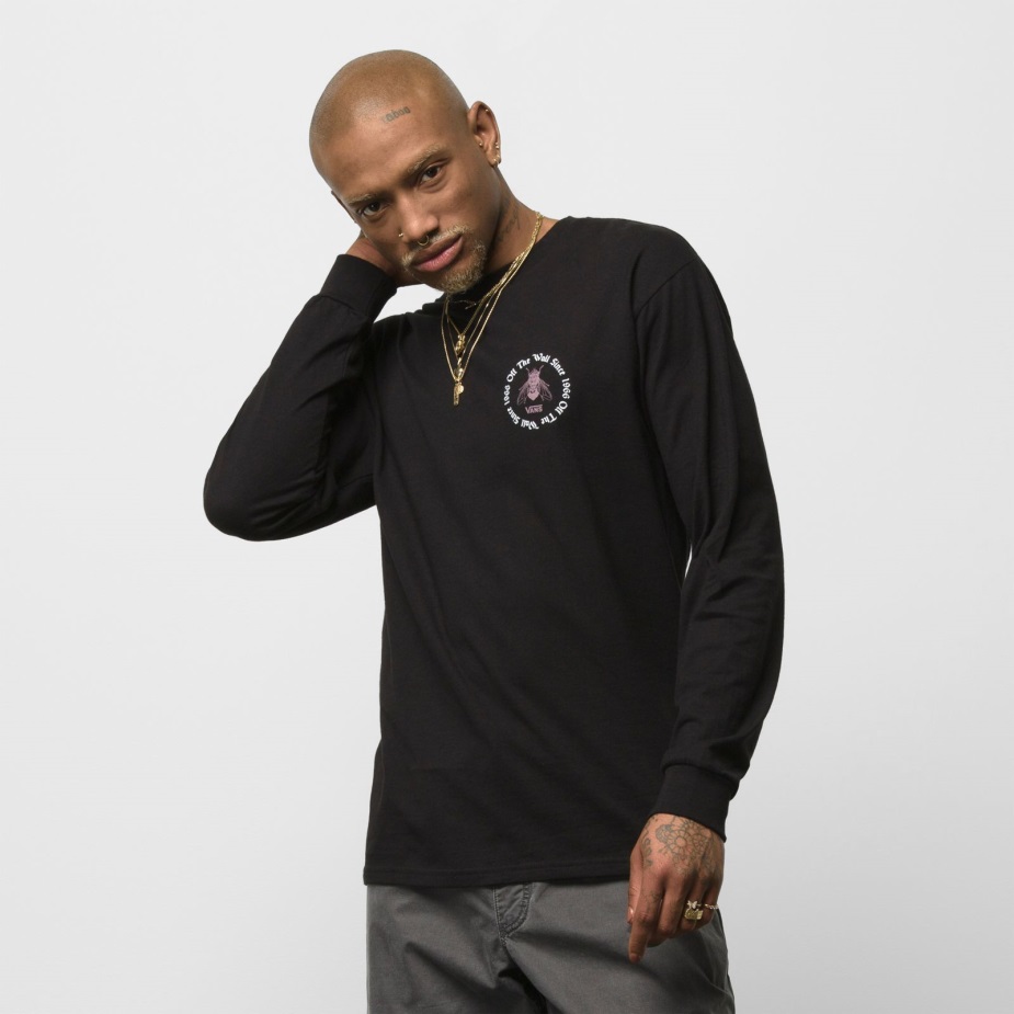 Vans Tonal Decay μακρυμάνικο μπλουζάκι μαύρο