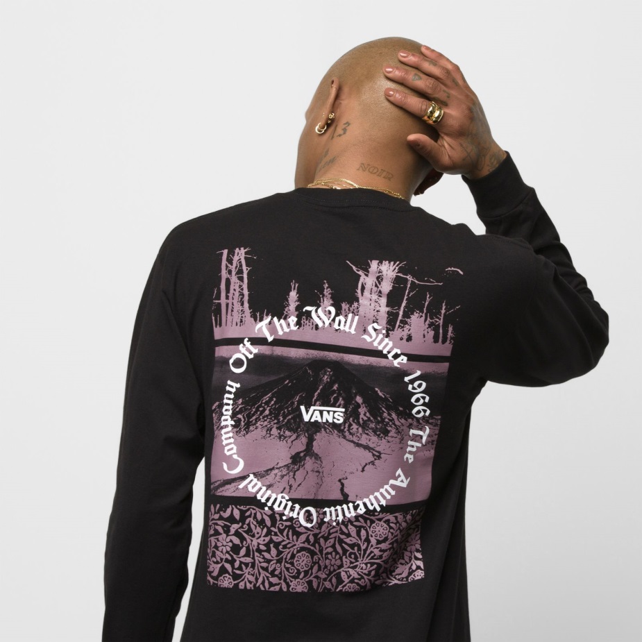 Vans Tonal Decay μακρυμάνικο μπλουζάκι μαύρο