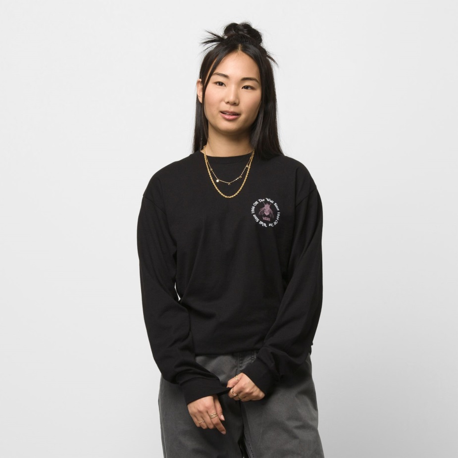 Vans Tonal Decay μακρυμάνικο μπλουζάκι μαύρο