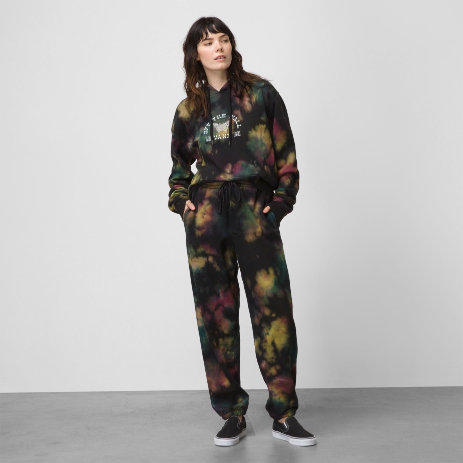 Vans Tri Dye Relaxed Fleece Pant μωβ φίλτρο