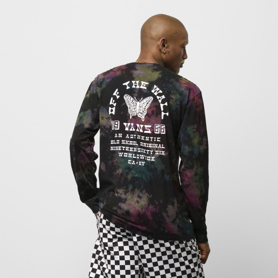 Vans Trie Tie μακρυμάνικο μπλουζάκι μαύρο