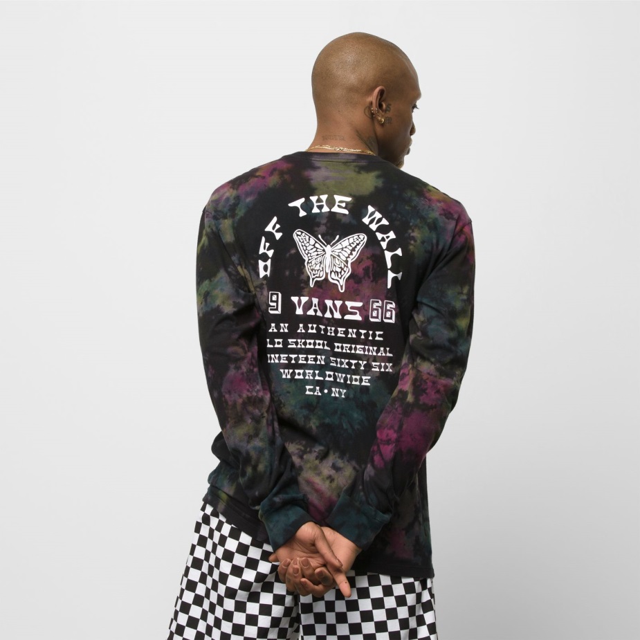 Vans Trie Tie μακρυμάνικο μπλουζάκι μαύρο