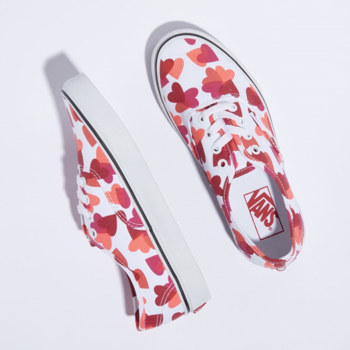 Vans Valentines καρδιές αυθεντικό αληθινό λευκό-φούξια μωβ