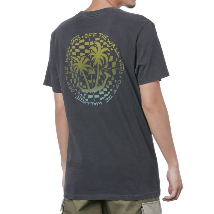 Vans Vintage πούλι παλάμες μπλουζάκι μαύρο