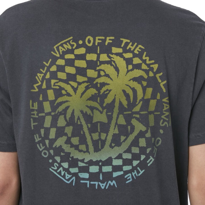 Vans Vintage πούλι παλάμες μπλουζάκι μαύρο